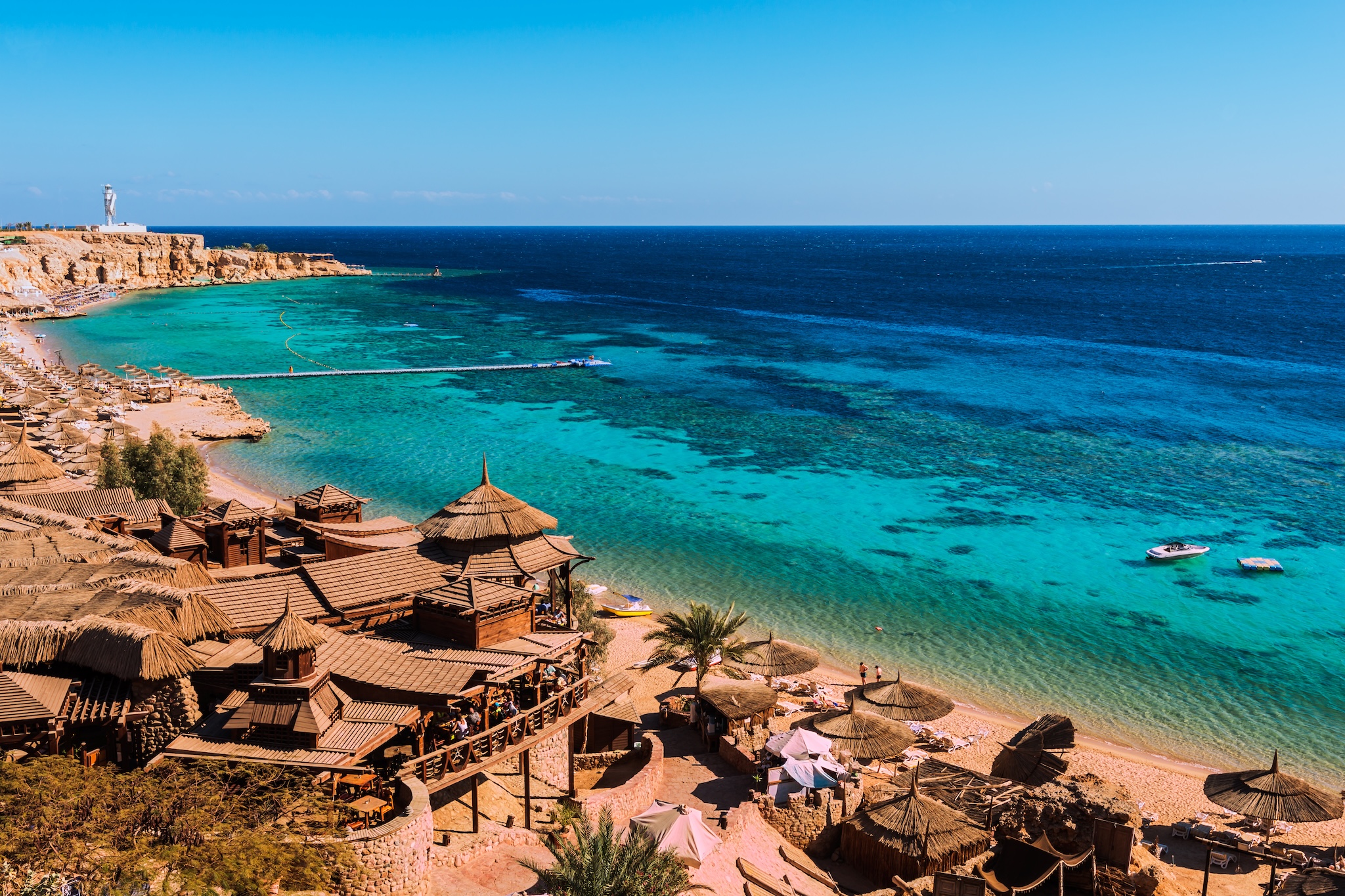 Rotes Meer Küste in Sharm el Sheikh Ägypten